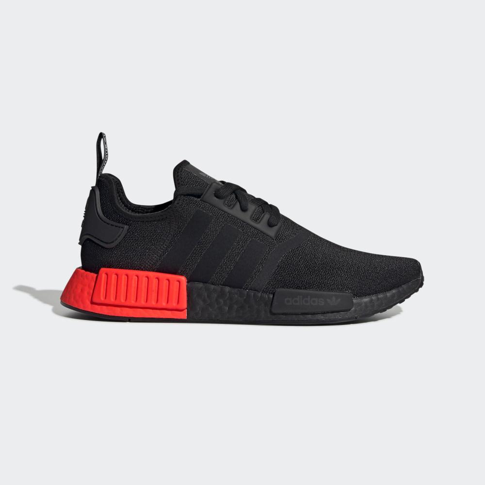 Adidas Men's NMD_R1 Originals Shoes Black/Red Ireland EE5107